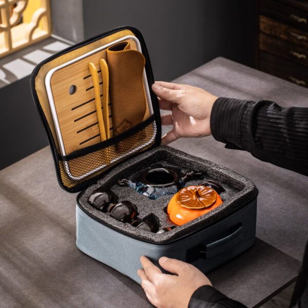 【Good things happen again and again】Portable travel tea set - 图片 2