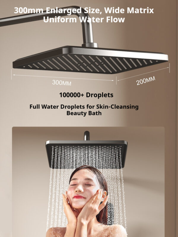 Digital display pressurized constant temperature shower set - 图片 9
