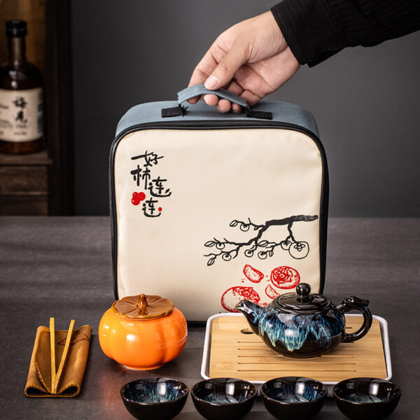 【Good things happen again and again】Portable travel tea set - 图片 7